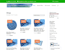 Tablet Screenshot of microfiber-products.com
